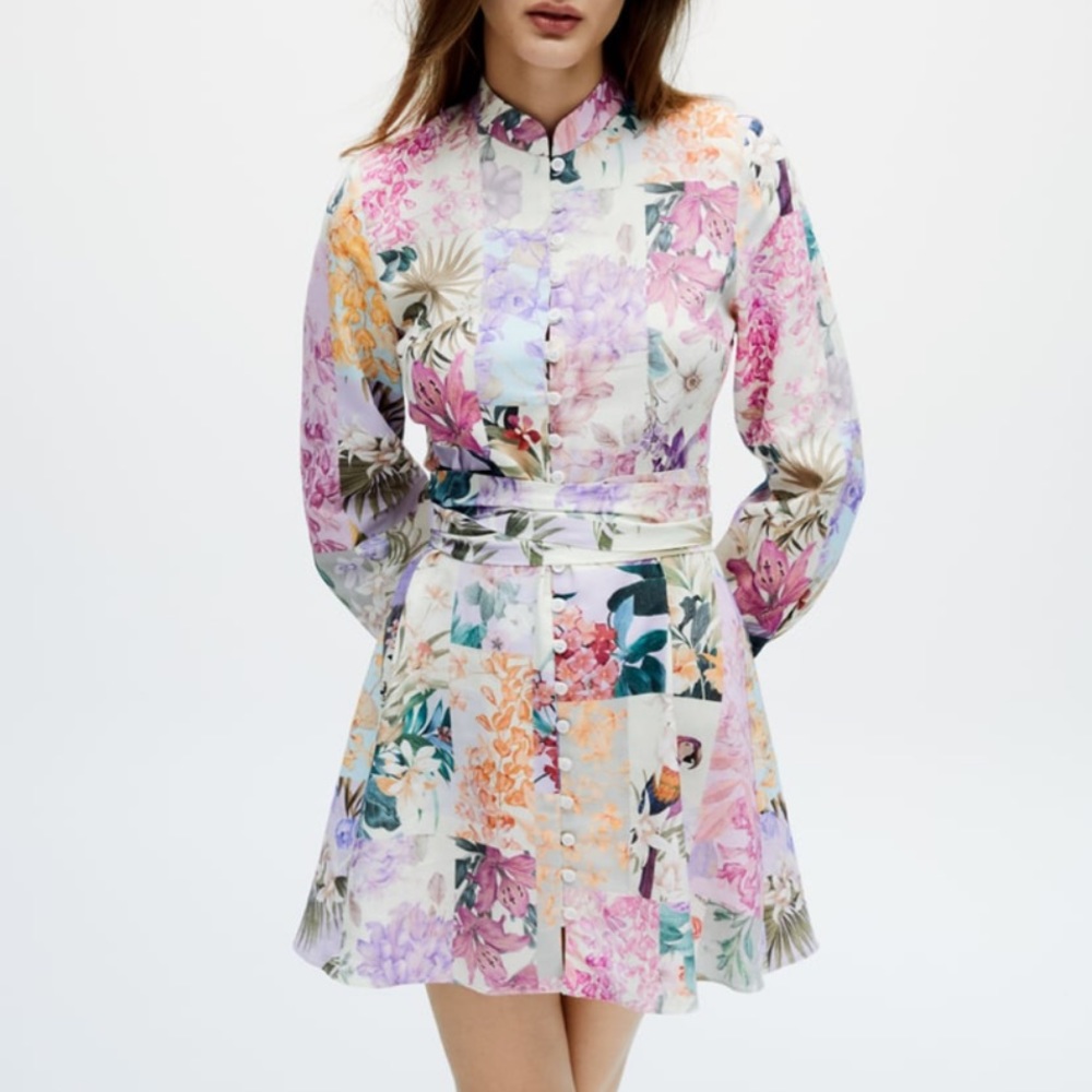 Zara Floral Mini Dress